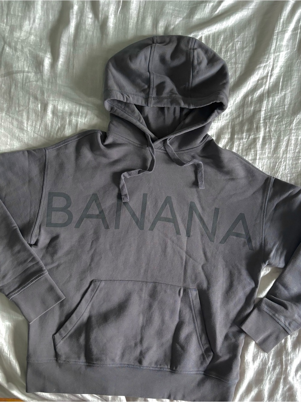 Banana Republic Logo Gray Men's Hoodie Sweater